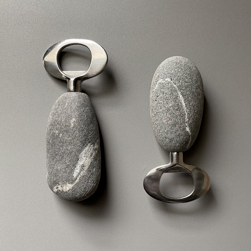 Stone Bottle Opener - Stainless Steel
