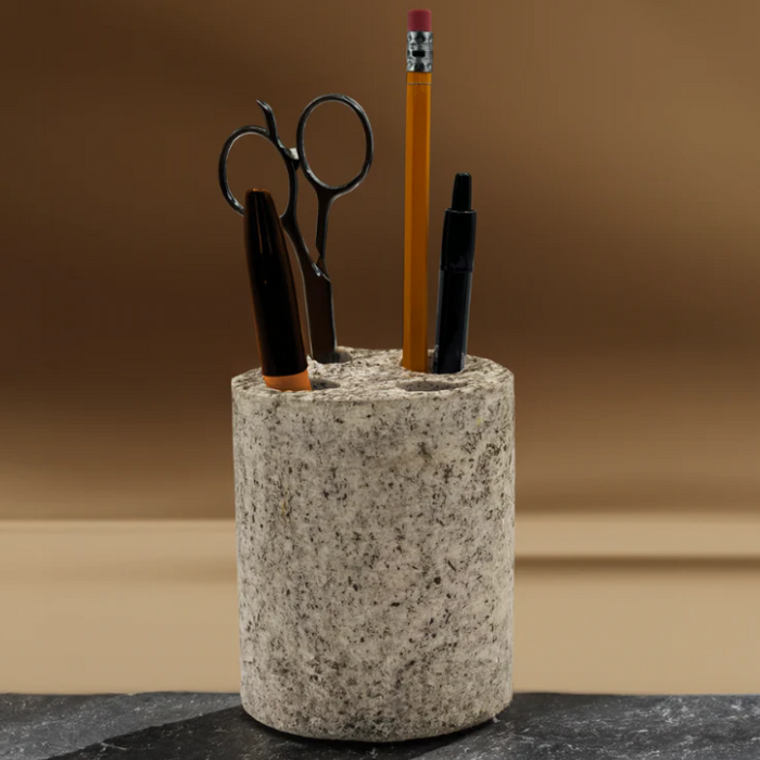 Stone Toothbrush Holder/Desk Caddy