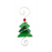 Ornament - Triangle Tree - 3 Inch - Greens