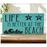Wood Sign - Life is Better at the Beach - Sea Foam
