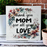 Wood Sign - Thank You Mom For All Your Love - Boho Flowers