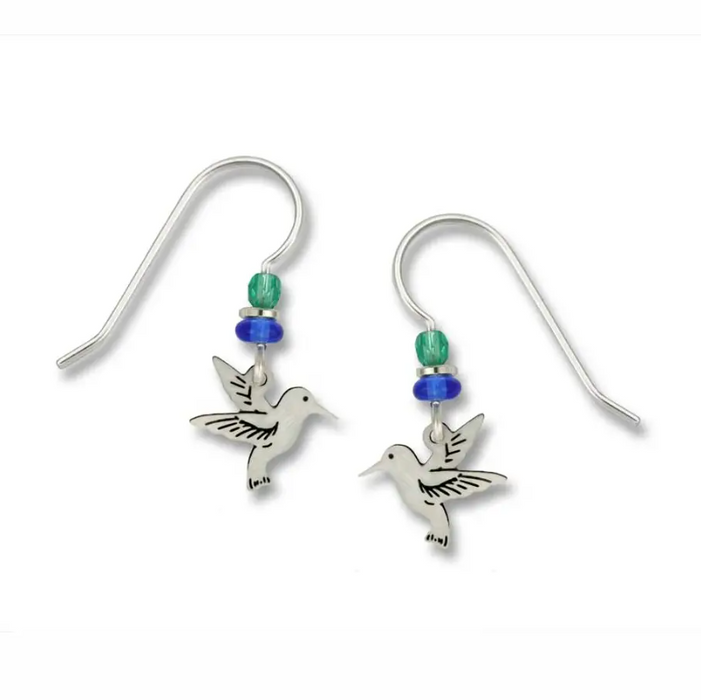 Earrings - Mini Hummingbird Dangle