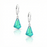 Earrings - Small Glacier - Polished Green