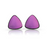 Earrings - Triangle Stud - Frosted Pink
