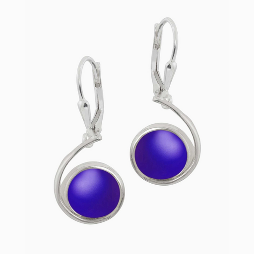Earrings - Wave - Frosted Violet