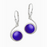 Earrings - Wave - Frosted Violet
