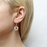 Earrings - Small Double Linked Rings Wire - MB