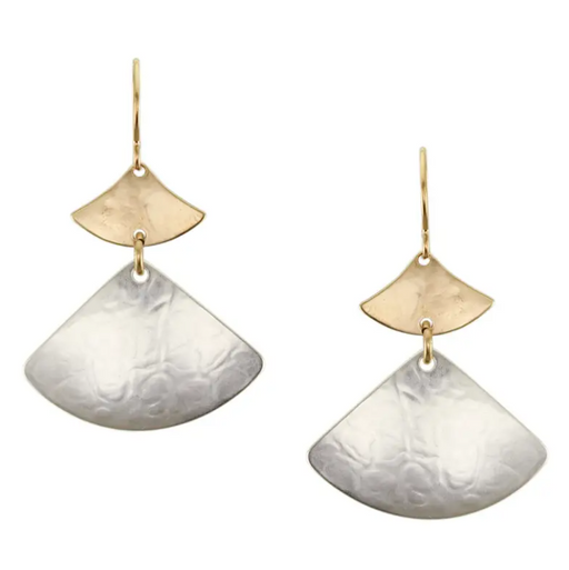 Earrings - Tiered Fans Wire - MB