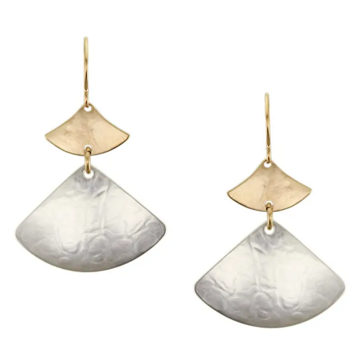 Earrings - Tiered Fans Wire - MB
