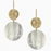 Earrings - Tiered Rippled Discs Wire - MB