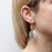 Earrings - Tiered Rippled Discs Wire - MB