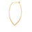 18 Gauge Flat Teardrop Hoops - GF