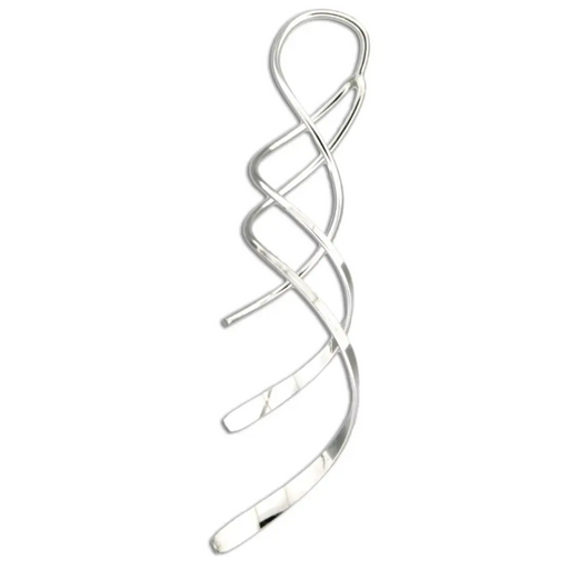 Double Strand Spiral Earring 20 Gauge Wire - Small - SS