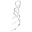 Double Strand Spiral Earring 20 Gauge Wire - Small - SS