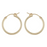 Hinged Machine Made Tube Hoops - 22mm - GF