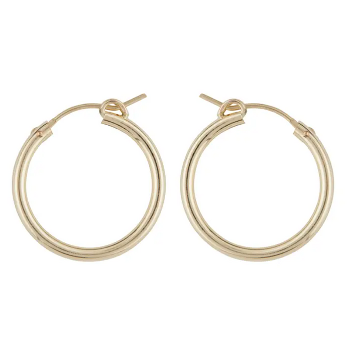 Hinged Machine Made Tube Hoops - 22mm - GF