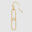 Paperclip Link Earring - GF