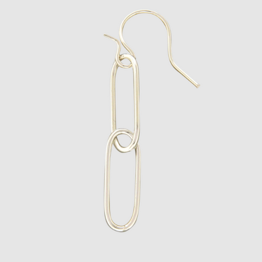 Paperclip Link Earring - SS