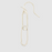 Paperclip Link Earring - SS