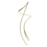Zig Zag Hammered Dangle Earring - SS