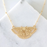 Necklace - Moth Collar - Gold Chain - MB