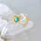 Ring - Amazonite Sun and Moon