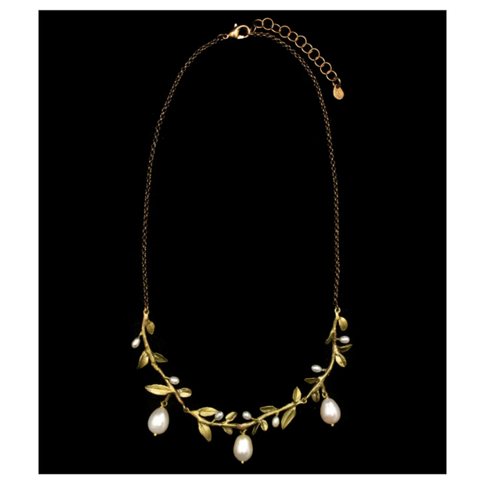 Necklace - Victorian Vine Necklace - 16" Adj.