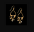 Earrings - Night Willow Oval Wire