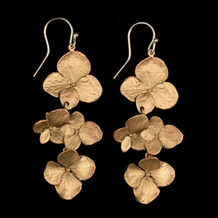 Earrings - Hydrangea Dangle Wires - MM