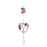 Window Charm - Heart Tree of Life - Chakra