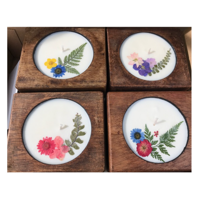 Candle - Cheese Mold - Flowers