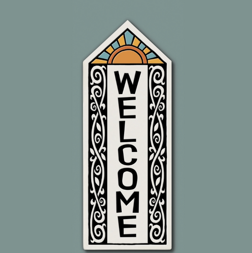 Garden Tile - Welcome - 676