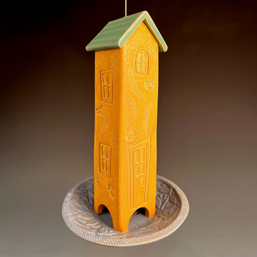 House Bird Feeder - Brown - HBF