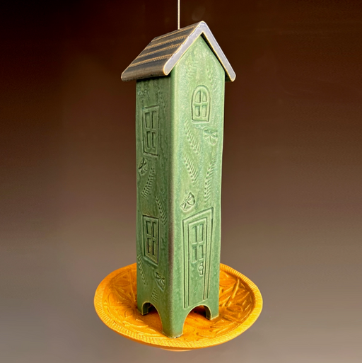 House Bird Feeder - Green - HBF