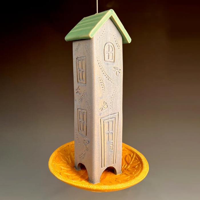 House Bird Feeder - Purple - HBF