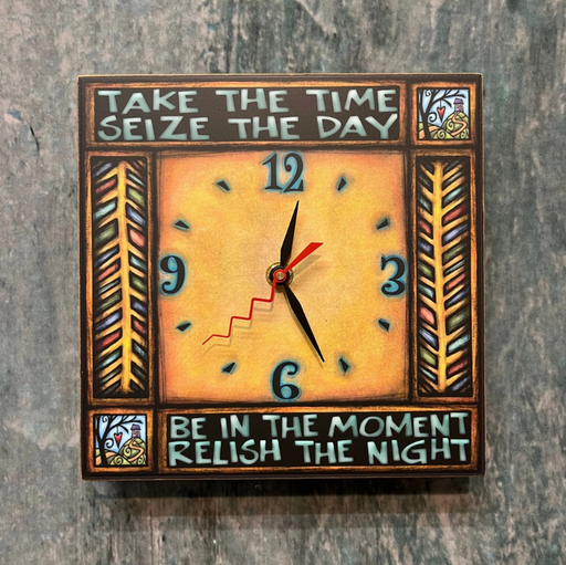 Square Clock - Take the Time - N-WAC498