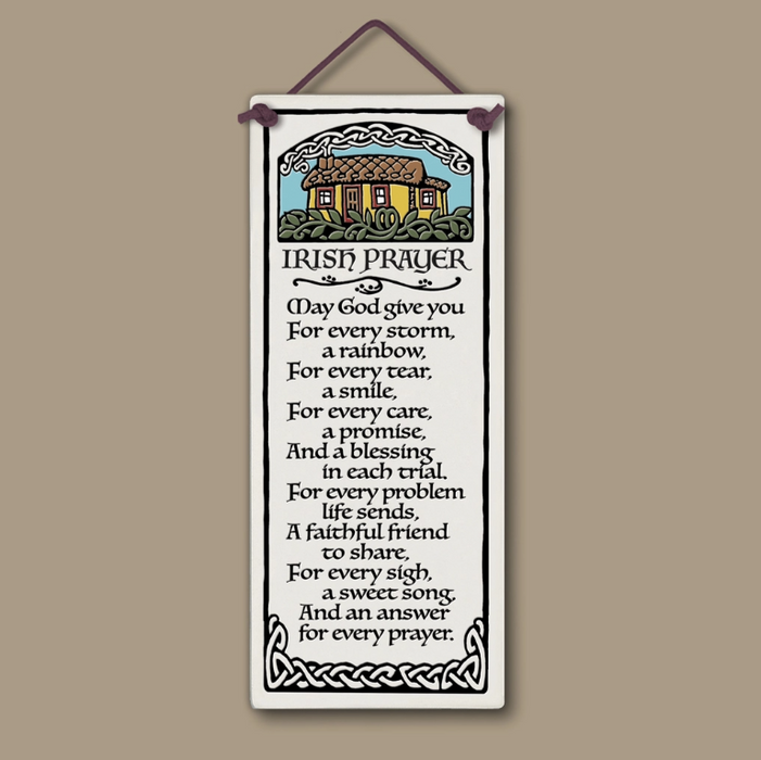 Tile - Large Tall - Irish Prayer - 330