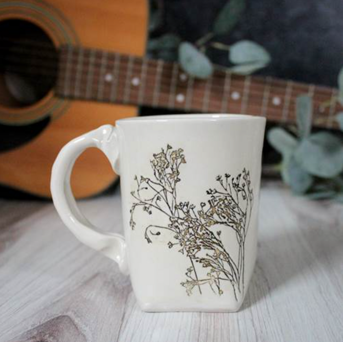 Mug - White Floral