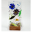 Table Top Floral Tea Light Panel - Cool Colors