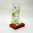 Table Top Floral Tea Light Panel - White/Cream