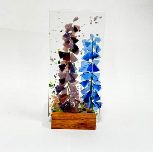 Table Top Floral Tea Light Panel - Foxglove Flowers
