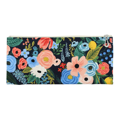 The Brush Pencil Bag - 281 | Garden Party Navy