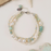 Bracelet - Serenity - Aquamarine, Faceted Amazonite, and Freshwater Pearls Multistrand - AV