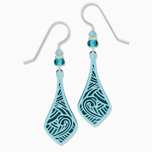 Earrings - Ocean Wave Filigree