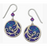 Earrings - Purp/Turq/Aqua w/ IR Ribbons