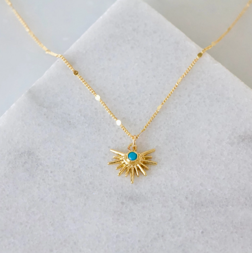 Necklace - Turquoise Starburst - MB