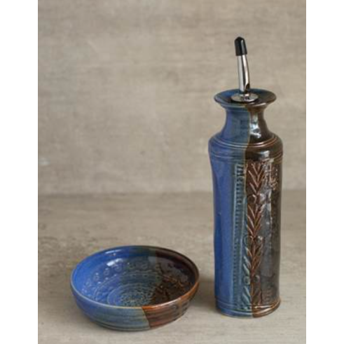 Oil Cruet - Blue Earth