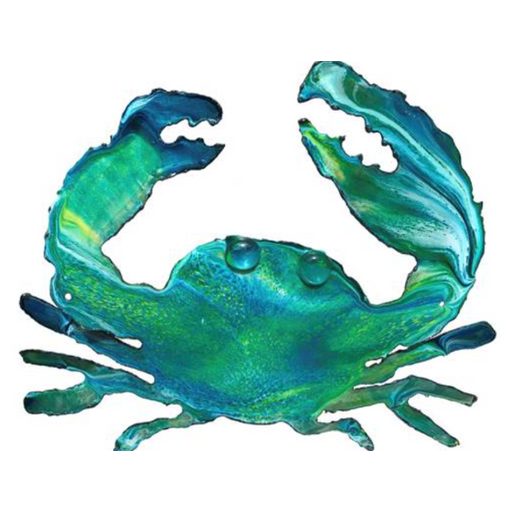Crab - Small - Blue/Yellow