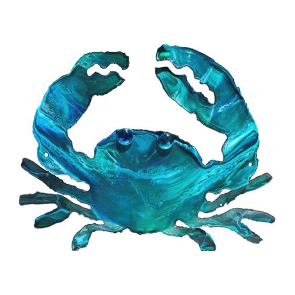 Crab - Small - Blue/Green