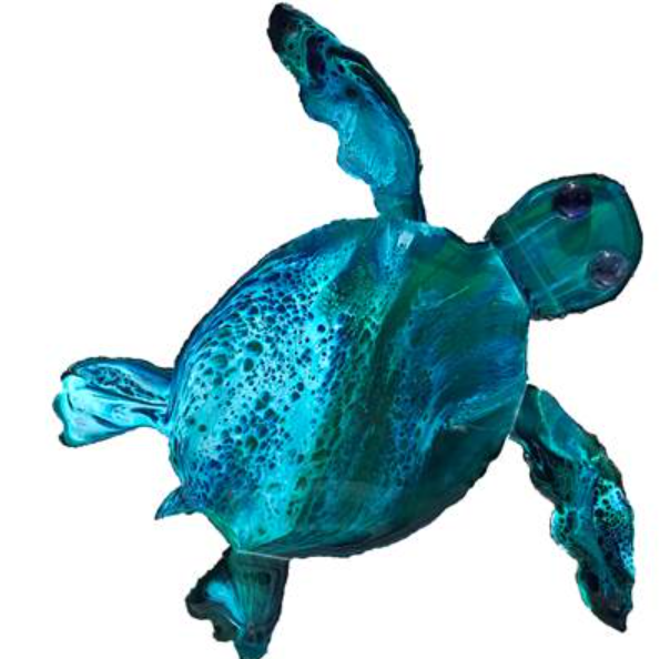 Turtle - Small - Blue/Green